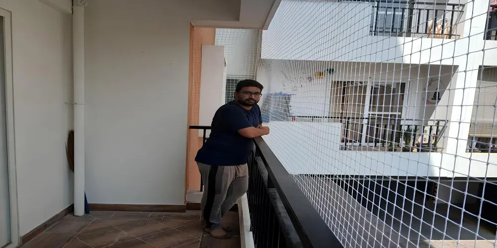 Prime Netting Offers Quality Pigeon Nets for Balconies in Manikonda, Madhapur and Throughout Hyderabad